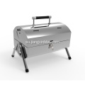 Stainless Steel dua sisi Portabel Arang grill